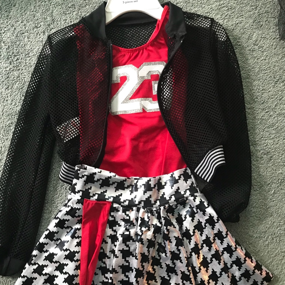 Child Medium Dance Costume.  3 pieces